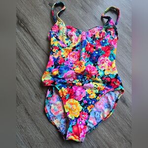 Swim Shaper Vintage Floral One Piece